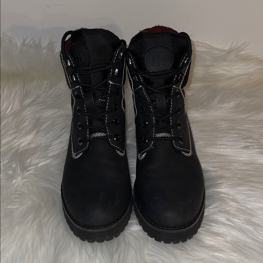 Tommy Hilfiger Black Ankle Boots